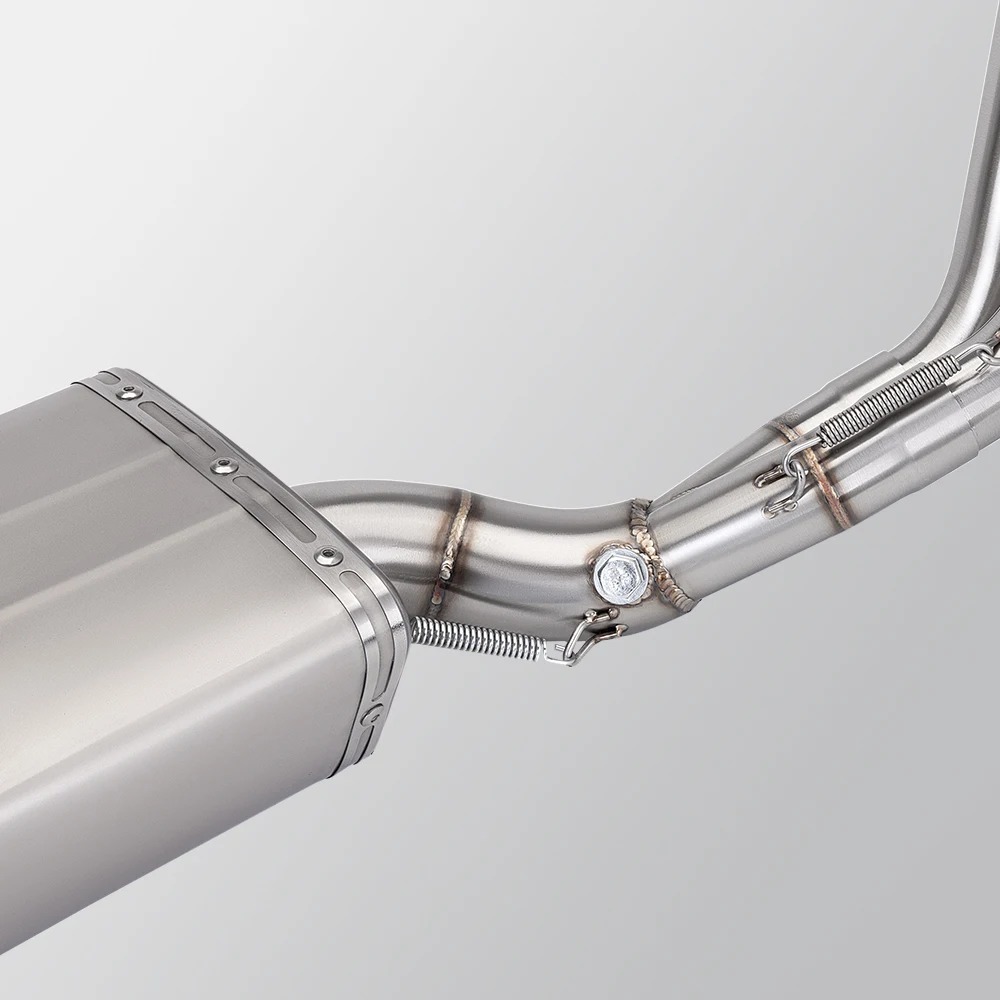 2014-2023 MT07 XSR700 Complete Motorcycle Exhaust System Modified Exhaust Muffler with Bottom Box New Condition